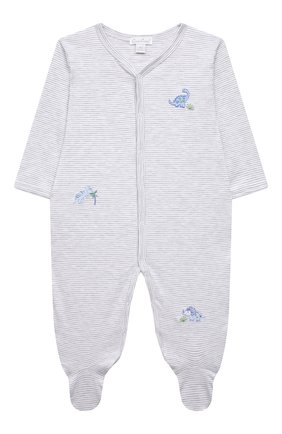Детский хлопковый комбинезон KISSY KISSY серого цвета по цене 4230 руб., арт. KBQ05502N | Фото 1 Детский хлопковый комбинезон KISSY KISSY серого цвета, арт. KBQ05502N | Фото 1