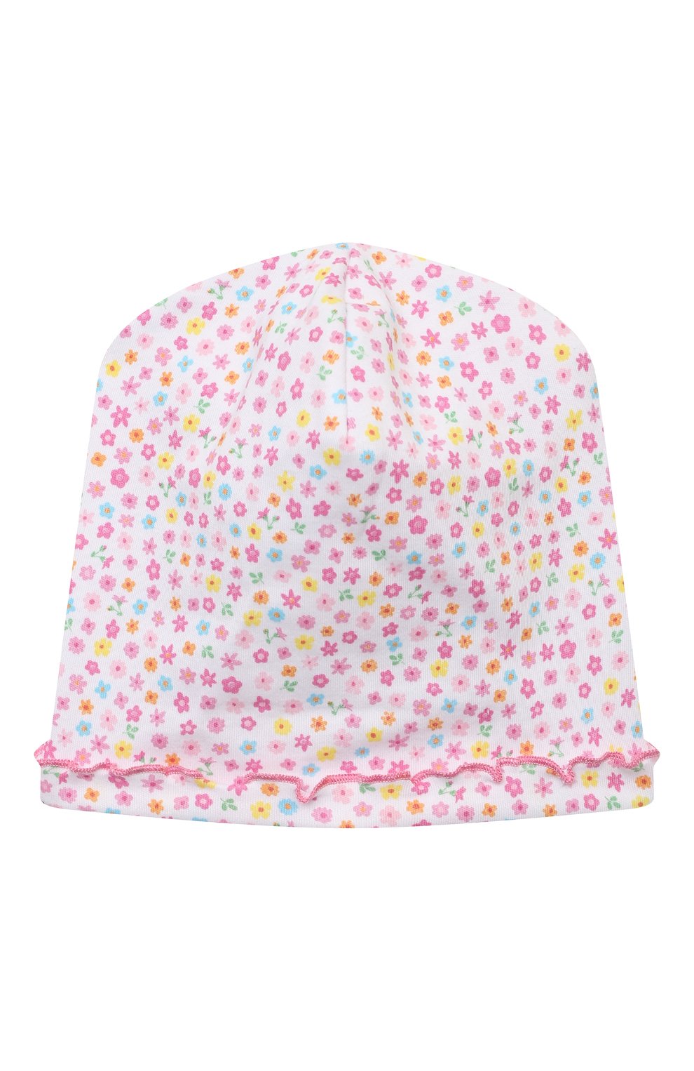 Детского хлопковая шапка KISSY KISSY розового цвета, арт. KG506003N | Фото 1 (Материал: Текстиль, Хлопок; Региональные ограничения белый список (Axapta Mercury): RU)
