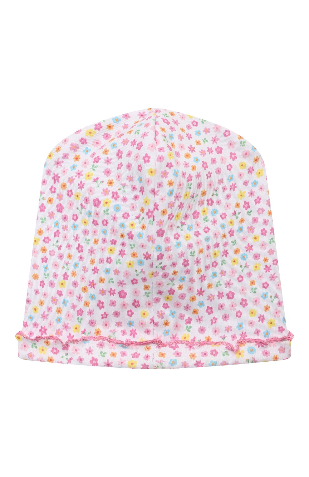 Детского хлопковая шапка KISSY KISSY розового цвета, арт. KG506003N | Фото 2 (Материал: Текстиль, Хлопок; Региональные ограничения белый список (Axapta Mercury): RU)