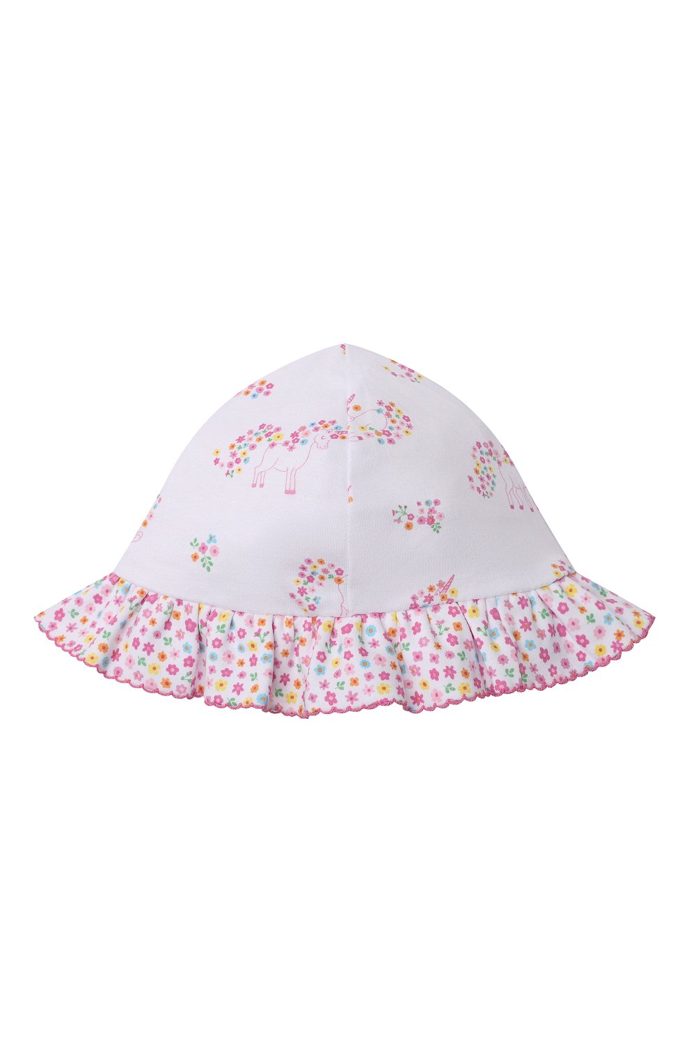Детская хлопковая панама KISSY KISSY розового цвета, арт. KG506004N | Фото 1
