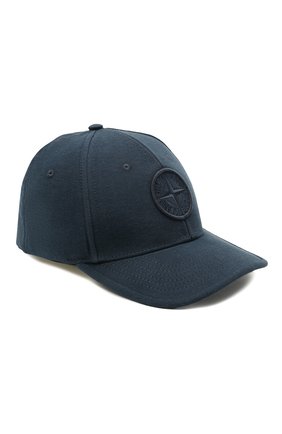 Детская хлопковая бейсболка STONE ISLAND темно-синего цвета по цене 5615 руб., арт. 741690265 | Фото 1 Детская хлопковая бейсболка STONE ISLAND темно-синего цвета, арт. 741690265 | Фото 1