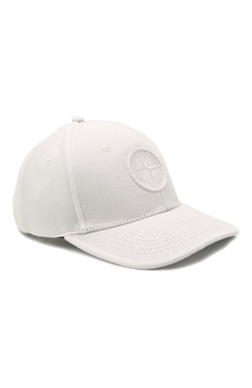 Детская хлопковая бейсболка STONE ISLAND белого цвета по цене 5615 руб., арт. 741690265 | Фото 1 Детская хлопковая бейсболка STONE ISLAND белого цвета, арт. 741690265 | Фото 1 (Материал: Текстиль, Хлопок)