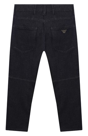 Детские джинсы EMPORIO ARMANI темно-синего цвета по цене 15900 руб., арт. 3K4J04/4D2AZ | Фото 2 Детские джинсы EMPORIO ARMANI темно-синего цвета, арт. 3K4J04/4D2AZ | Фото 2