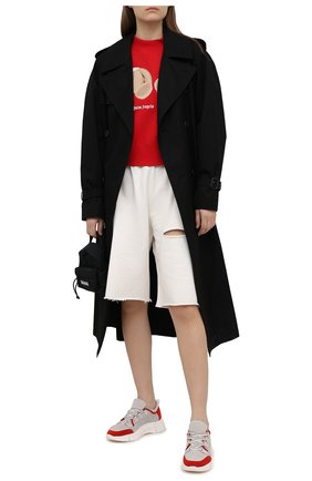 Женские хлопковые шорты FORTE DEI MARMI COUTURE кремвого цвета по цене 29700 руб., арт. 21SF9081 | Фото 2 Женские хлопковые шорты FORTE DEI MARMI COUTURE кремвого цвета, арт. 21SF9081 | Фото 2