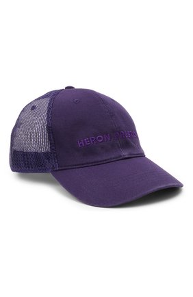 Женская хлопковая бейсболка HERON PRESTON фиолетового цвета по цене 12200 руб., арт. HWLB004R21FAB0013535 | Фото 1 Женская хлопковая бейсболка HERON PRESTON фиолетового цвета, арт. HWLB004R21FAB0013535 | Фото 1