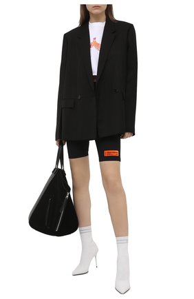 Женская хлопковая футболка HERON PRESTON белого цвета по цене 28300 руб., арт. HWAA028R21JER0010120 | Фото 2 Женская хлопковая футболка HERON PRESTON белого цвета, арт. HWAA028R21JER0010120 | Фото 2
