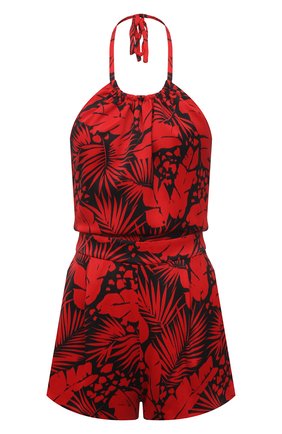 Женский комбинезон из вискозы SAINT LAURENT красного цвета по цене 157500 руб., арт. 642024/Y5C84 | Фото 1 Женский комбинезон из вискозы SAINT LAURENT красного цвета, арт. 642024/Y5C84 | Фото 1