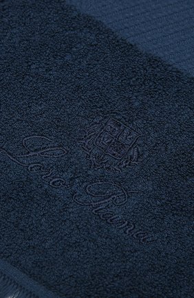Мужские хлопковое полотенце LORO PIANA темно-синего цвета по цене 96950 руб., арт. FAL6460 | Фото 3 Мужские хлопковое полотенце LORO PIANA темно-синего цвета, арт. FAL6460 | Фото 3 (Материал: Текстиль, Хлопок)