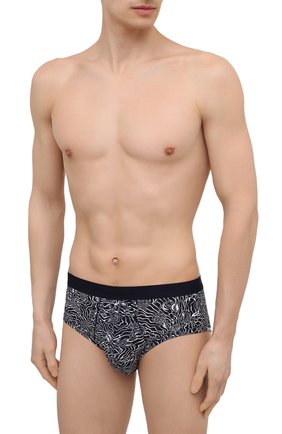 Мужские хипсы ZIMMERLI черно-белого цвета по цене 7920 руб., арт. 5185-8317 | Фото 2 Мужские хипсы ZIMMERLI черно-белого цвета, арт. 5185-8317 | Фото 2
