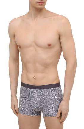 Мужские боксеры ZIMMERLI серого цвета по цене 8975 руб., арт. 5185-8318 | Фото 2 Мужские боксеры ZIMMERLI серого цвета, арт. 5185-8318 | Фото 2 (Материал внешний: Синтетический материал; Кросс-КТ: бельё; Мужское Кросс-КТ: Трусы)