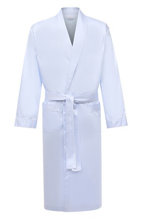 Мужской хлопковый халат ZIMMERLI голубого цвета по цене 27500 руб., арт. 4737-75141 | Фото 1 Мужской хлопковый халат ZIMMERLI голубого цвета, арт. 4737-75141 | Фото 1 (Материал внешний: Хлопок; Рукава: Длинные; Длина (верхняя одежда): Длинные; Кросс-КТ: домашняя одежда)