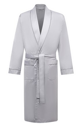 Мужской хлопковый халат ZIMMERLI светло-серого цвета по цене 27500 руб., арт. 4737-75141 | Фото 1 Мужской хлопковый халат ZIMMERLI светло-серого цвета, арт. 4737-75141 | Фото 1 (Рукава: Длинные; Материал внешний: Хлопок; Длина (верхняя одежда): Длинные; Кросс-КТ: домашняя одежда)