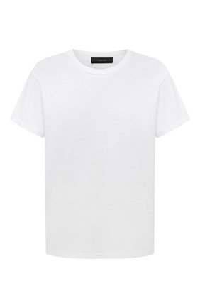 Мужская хлопковая футболка AMIRI белого цвета по цене 37250 руб., арт. MJST001-100 | Фото 1 Мужская хлопковая футболка AMIRI белого цвета, арт. MJST001-100 | Фото 1 (Длина (для топов): Стандартные; Материал внешний: Хлопок; Рукава: Короткие; Стили: Кэжуэл; Принт: Без принта)