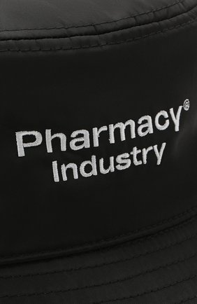 Мужская панама PHARMACY INDUSTRY черного цвета по цене 0 руб., арт. PHMA016 | Фото 3 Мужская панама PHARMACY INDUSTRY черного цвета, арт. PHMA016 | Фото 3 (Материал: Текстиль, Синтетический материал, Хлопок)