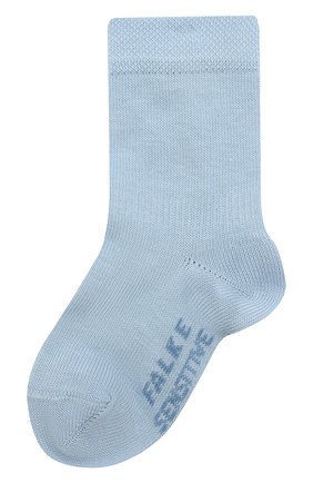Детские хлопковые носки FALKE голубого цвета, арт. 10626. | Фото 1 (Региональные ограничения белый список (Axapta Mercury): RU)