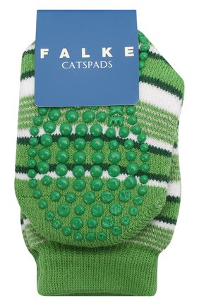 Детские носки FALKE зеленого цвета, арт. 12268. | Фото 1 (Материал: Хлопок, Текстиль; Региональные ограничения белый список (Axapta Mercury): RU; Кросс-КТ: Носки)