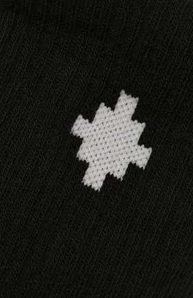 Детские хлопковые носки MARCELO BURLON KIDS OF MILAN черного цвета, арт. 21E/B/MB/6000/7010 | Фото 2 (Материал: Хлопок, Текстиль; Региональные ограничения белый список (Axapta Mercury): RU; Кросс-КТ: Носки)