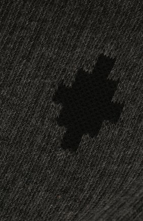 Детские хлопковые носки MARCELO BURLON KIDS OF MILAN темно-серого цвета, арт. 21E/B/MB/6000/7010 | Фото 2 (Материал: Текстиль, Хлопок; Региональные ограничения белый список (Axapta Mercury): RU; Кросс-КТ: Носки)