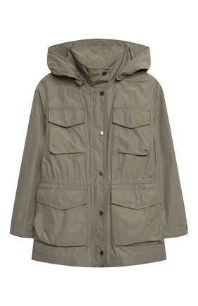 Детская парка с капюшоном BRUNELLO CUCINELLI хаки цвета по цене 85500 руб., арт. BB5740431B | Фото 1 Детская парка с капюшоном BRUNELLO CUCINELLI хаки цвета, арт. BB5740431B | Фото 1 (Материал внешний: Хлопок, Синтетический материал; Материал подклада: Вискоза; Рукава: Длинные; Девочки Кросс-КТ: Парка-верхняя одежда; Кросс-КТ: Сезон: демисезон; Ростовка одежда: 10 - 11 лет | 140 - 146см)