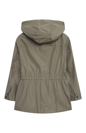 Детская парка с капюшоном BRUNELLO CUCINELLI хаки цвета по цене 85500 руб., арт. BB5740431B | Фото 2 Детская парка с капюшоном BRUNELLO CUCINELLI хаки цвета, арт. BB5740431B | Фото 2 (Материал внешний: Хлопок, Синтетический материал; Материал подклада: Вискоза; Рукава: Длинные; Девочки Кросс-КТ: Парка-верхняя одежда; Кросс-КТ: Сезон: демисезон; Ростовка одежда: 10 - 11 лет | 140 - 146см)