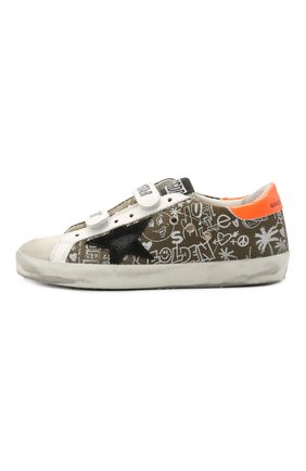 Детские кеды superstar GOLDEN GOOSE DELUXE BRAND разноцветного цвета по цене 22550 руб., арт. GYF00111.F001266 | Фото 2 Детские кеды superstar GOLDEN GOOSE DELUXE BRAND разноцветного цвета, арт. GYF00111.F001266 | Фото 2