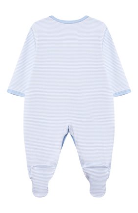 Детский хлопковый комбинезон KISSY KISSY голубого цвета по цене 4230 руб., арт. KBQ06085N | Фото 2 Детский хлопковый комбинезон KISSY KISSY голубого цвета, арт. KBQ06085N | Фото 2