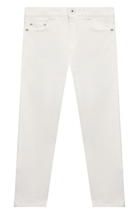 Детские джинсы MONCLER белого цвета по цене 17550 руб., арт. G1-954-2A713-20-54A2A/4-6A | Фото 1 Детские джинсы MONCLER белого цвета, арт. G1-954-2A713-20-54A2A/4-6A | Фото 1