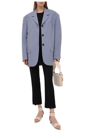 Женские кожаные босоножки agnellato JIL SANDER бежевого цвета по цене 51400 руб., арт. JS36138A-13202 | Фото 2 Женские кожаные босоножки agnellato JIL SANDER бежевого цвета, арт. JS36138A-13202 | Фото 2