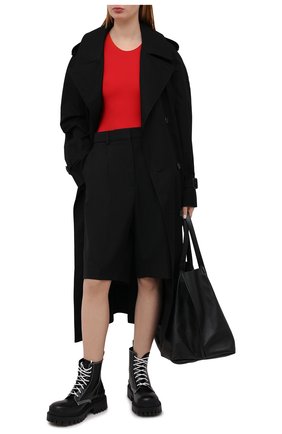 Женское боди MAISON MARGIELA красного цвета по цене 24050 руб., арт. S29NA0150/S20518 | Фото 2 Женское боди MAISON MARGIELA красного цвета, арт. S29NA0150/S20518 | Фото 2