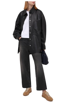 Женские кожаные кеды replica MAISON MARGIELA бежевого цвета по цене 39450 руб., арт. S58WS0109/P4045 | Фото 2 Женские кожаные кеды replica MAISON MARGIELA бежевого цвета, арт. S58WS0109/P4045 | Фото 2