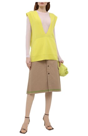 Женский кашемировый жилет DRIES VAN NOTEN желтого цвета по цене 59950 руб., арт. 211-11252-2704 | Фото 2 Женский кашемировый жилет DRIES VAN NOTEN желтого цвета, арт. 211-11252-2704 | Фото 2