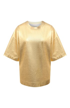 Женский хлопковый топ DRIES VAN NOTEN золотого цвета по цене 18700 руб., арт. 211-11133-2624 | Фото 1 Женский хлопковый топ DRIES VAN NOTEN золотого цвета, арт. 211-11133-2624 | Фото 1
