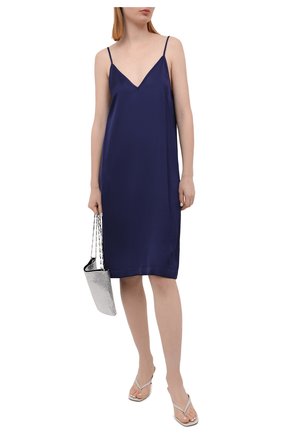 Женское платье из вискозы DRIES VAN NOTEN синего цвета по цене 31100 руб., арт. 211-11052-2146 | Фото 2 Женское платье из вискозы DRIES VAN NOTEN синего цвета, арт. 211-11052-2146 | Фото 2