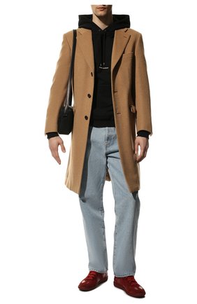Мужские кожаные кеды replica MAISON MARGIELA красного цвета по цене 32950 руб., арт. S57WS0236/P1897 | Фото 2 Мужские кожаные кеды replica MAISON MARGIELA красного цвета, арт. S57WS0236/P1897 | Фото 2 (Материал внутренний: Натуральная кожа, Текстиль; Подошва: Плоская)