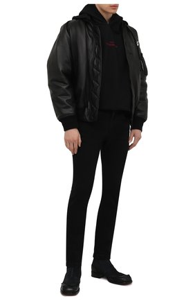 Мужские кожаные сапоги MAISON MARGIELA черного цвета по цене 85200 руб., арт. S57WU0226/P4016 | Фото 2 Мужские кожаные сапоги MAISON MARGIELA черного цвета, арт. S57WU0226/P4016 | Фото 2