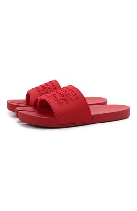 Мужские шлепанцы tabi MAISON MARGIELA красного цвета по цене 22600 руб., арт. S57WX0075/P4027 | Фото 1 Мужские шлепанцы tabi MAISON MARGIELA красного цвета, арт. S57WX0075/P4027 | Фото 1 (Материал внешний: Экокожа; Материал внутренний: Текстиль)