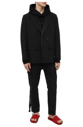 Мужские шлепанцы tabi MAISON MARGIELA красного цвета по цене 22600 руб., арт. S57WX0075/P4027 | Фото 2 Мужские шлепанцы tabi MAISON MARGIELA красного цвета, арт. S57WX0075/P4027 | Фото 2 (Материал внешний: Экокожа; Материал внутренний: Текстиль)