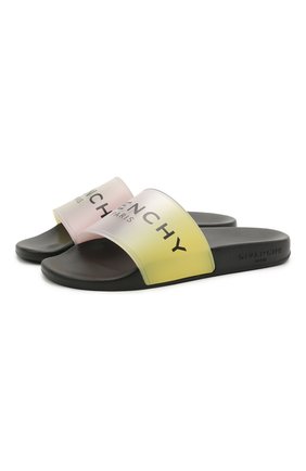 Детский шлепанцы GIVENCHY разноцветного цвета по цене 23500 руб., арт. H19043 | Фото 1 Детский шлепанцы GIVENCHY разноцветного цвета, арт. H19043 | Фото 1 (Материал внешний: Резина; Региональные ограничения белый список (Axapta Mercury): RU)