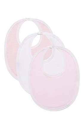 Детский комплект из трех нагрудников KISSY KISSY розового цвета по цене 3215 руб., арт. 384142 | Фото 1 Детский комплект из трех нагрудников KISSY KISSY розового цвета, арт. 384142 | Фото 1