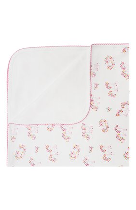 Детского хлопковое одеяло KISSY KISSY розового цвета, арт. KG7059980 | Фото 1 (Материал: Хлопок, Текстиль; Региональные ограничения белый список (Axapta Mercury): RU)