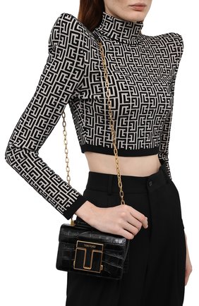 Женская сумка 001 small TOM FORD черного цвета по цене 213000 руб., арт. L1384E-LCL150 | Фото 5 Женская сумка 001 small TOM FORD черного цвета, арт. L1384E-LCL150 | Фото 5