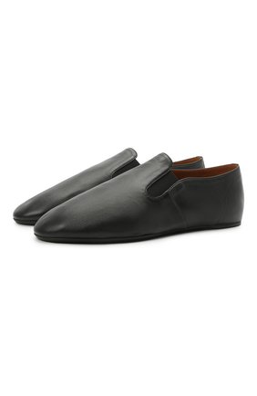 Женские кожаные слиперы elastico MARNI черного цвета по цене 46950 руб., арт. BAMS002500/P3387 | Фото 1 Женские кожаные слиперы elastico MARNI черного цвета, арт. BAMS002500/P3387 | Фото 1