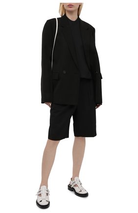 Женская кожаные туфли JIL SANDER белого цвета по цене 61650 руб., арт. JS36102A-13054 | Фото 2 Женская кожаные туфли JIL SANDER белого цвета, арт. JS36102A-13054 | Фото 2 (Материал внутренний: Натуральная кожа; Подошва: Платформа; Каблук высота: Низкий; Материал внешний: Кожа)