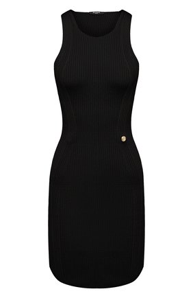 Женское платье из вискозы BALMAIN черного цвета по цене 127000 руб., арт. VF0R4040/K252 | Фото 1 Женское платье из вискозы BALMAIN черного цвета, арт. VF0R4040/K252 | Фото 1
