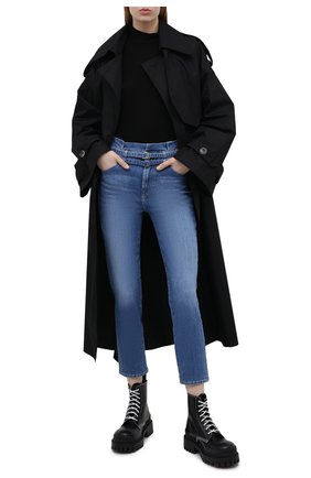 Женские джинсы 7 FOR ALL MANKIND синего цвета по цене 26250 руб., арт. JSQAR510RT | Фото 2 Женские джинсы 7 FOR ALL MANKIND синего цвета, арт. JSQAR510RT | Фото 2