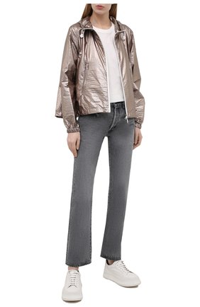 Женская ветровка MONCLER золотого цвета по цене 61850 руб., арт. G1-093-1A760-00-53A48 | Фото 2 Женская ветровка MONCLER золотого цвета, арт. G1-093-1A760-00-53A48 | Фото 2