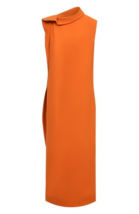Женское шелковое платье VALENTINO оранжевого цвета по цене 414500 руб., арт. VB0VAVE16B0 | Фото 1 Женское шелковое платье VALENTINO оранжевого цвета, арт. VB0VAVE16B0 | Фото 1