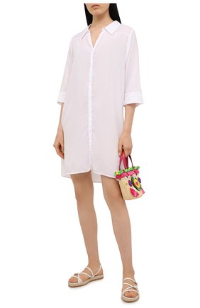 Женские кожаные сандалии TOD’S белого цвета по цене 46550 руб., арт. XXW09F0EI50NB6 | Фото 2 Женские кожаные сандалии TOD’S белого цвета, арт. XXW09F0EI50NB6 | Фото 2