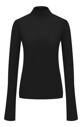 Женская хлопковая водолазка JIL SANDER черного цвета по цене 24750 руб., арт. JSWS707302-WS247108 | Фото 1 Женская хлопковая водолазка JIL SANDER черного цвета, арт. JSWS707302-WS247108 | Фото 1