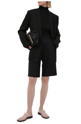 Женская хлопковая водолазка JIL SANDER черного цвета по цене 24750 руб., арт. JSWS707302-WS247108 | Фото 2 Женская хлопковая водолазка JIL SANDER черного цвета, арт. JSWS707302-WS247108 | Фото 2